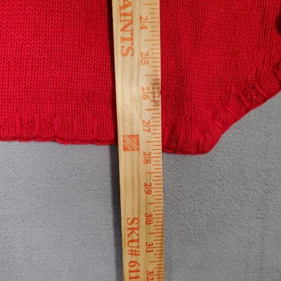 VTG Victoria Woman Holiday Sweater Vest 2X Red Embroidered Nutcracker Christmas - Picture 5 of 9